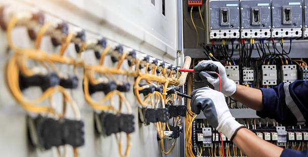 Professional Electrician technician working in Fearrington Village, NC